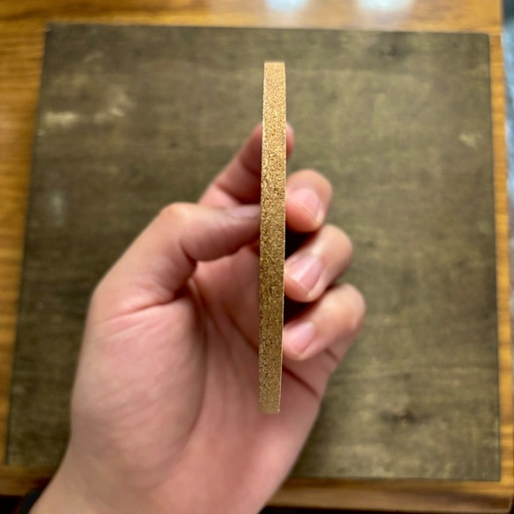 Spider-Gwen Icon Laser Engraved Cork Coaster - Picture 5 of 5